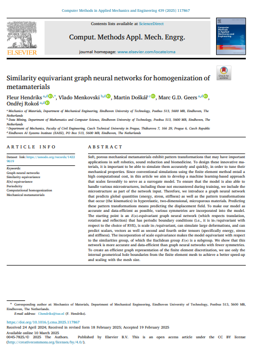 Thumbnail for Similarity equivariant graph neural networks for homogenization of metamaterials
